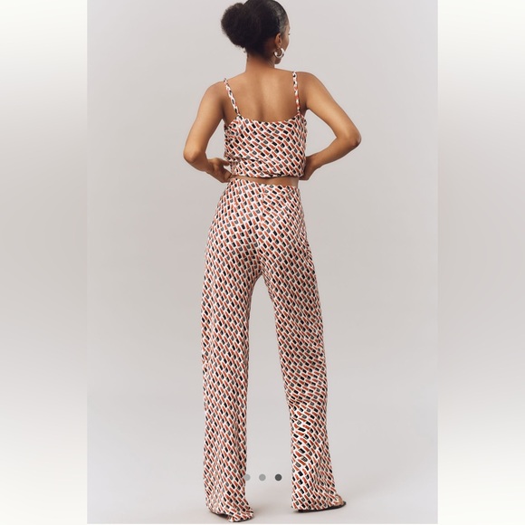 Anthropologie The Tilda Pants: Lipstick Printed Edition - Picture 3 of 4